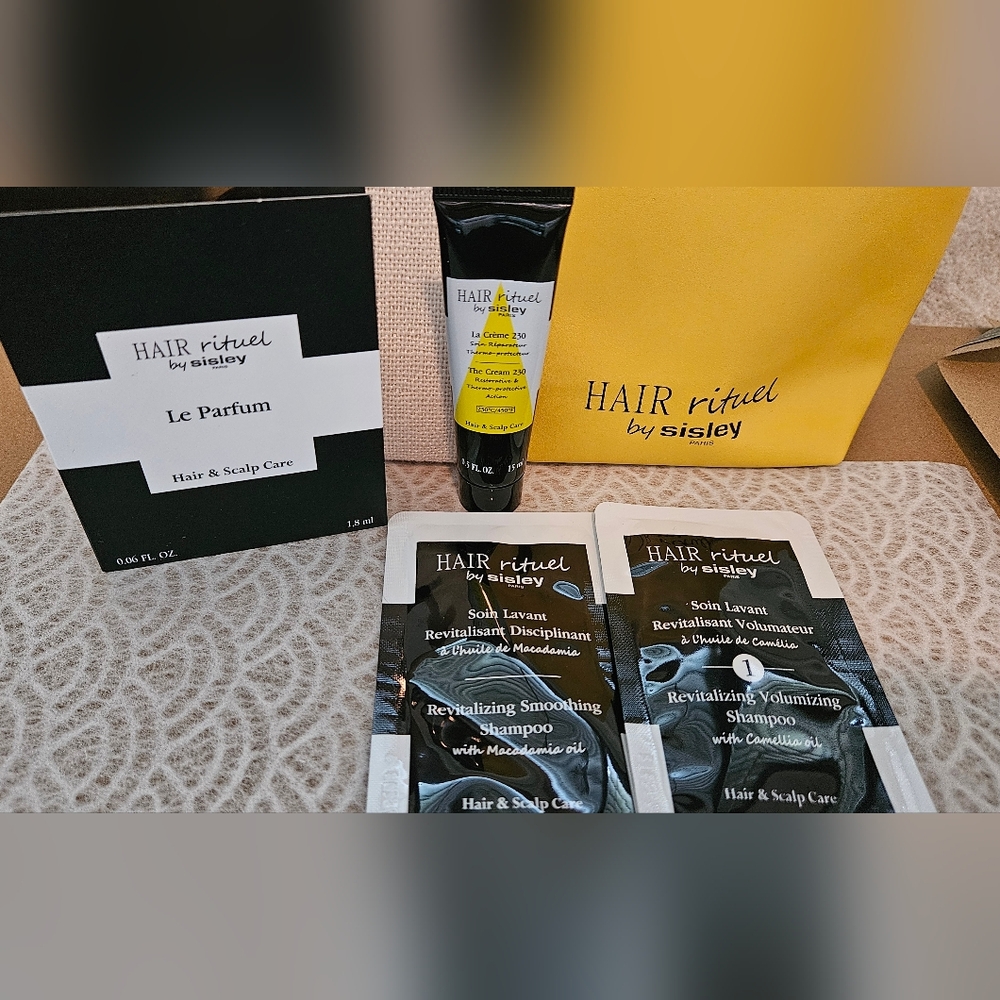Sisley Haircare Bundle With Hair Ritual Pouch